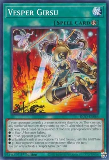 Vesper Girsu The Infinite Forbidden Yu-Gi-Oh! card