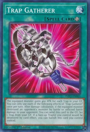 Trap Gatherer The Infinite Forbidden Yu-Gi-Oh! card