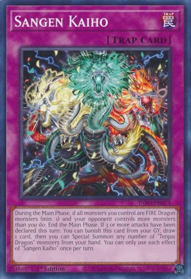 Sangen Kaiho The Infinite Forbidden Yu-Gi-Oh! card