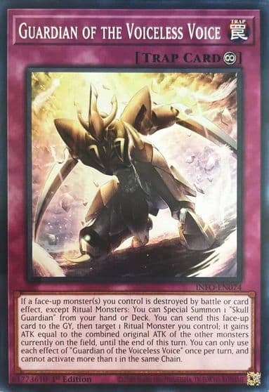 Guardian of the Voiceless Voice The Infinite Forbidden Yu-Gi-Oh! card