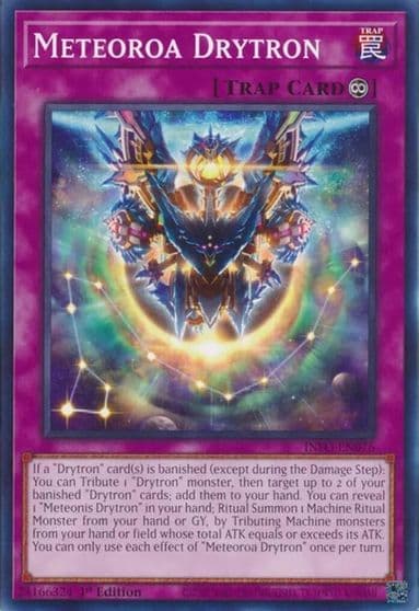 Meteoroa Drytron The Infinite Forbidden Yu-Gi-Oh! card