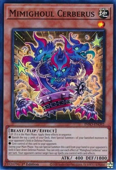 Mimighoul Cerberus The Infinite Forbidden Yu-Gi-Oh! card