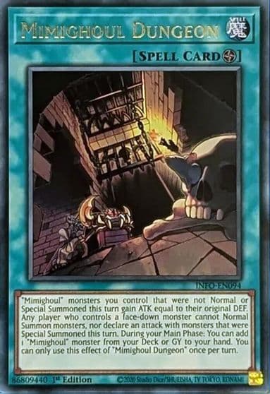 Mimighoul Dungeon The Infinite Forbidden Yu-Gi-Oh! card