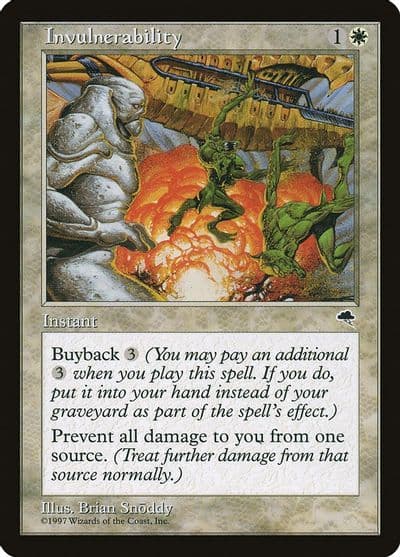 Invulnerability Tempest Magic card