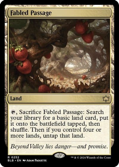 Fabled Passage Bloomburrow Magic card