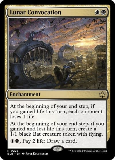 Lunar Convocation Bloomburrow Magic card