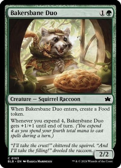 Bakersbane Duo Bloomburrow Magic card