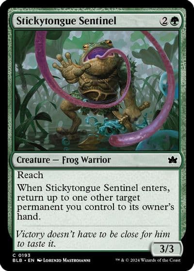 Stickytongue Sentinel Bloomburrow Magic card
