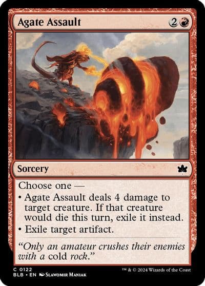 Agate Assault Bloomburrow Magic card