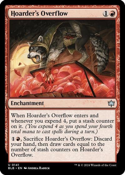 Hoarders Overflow Bloomburrow Magic card