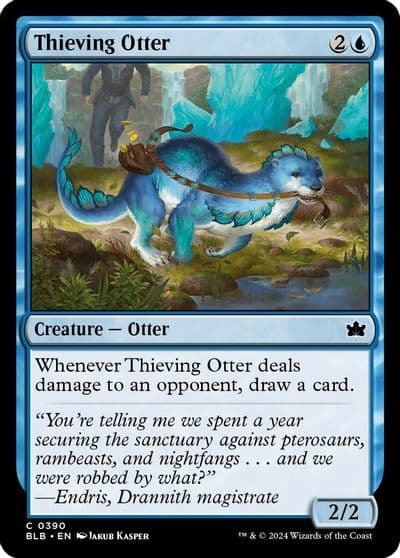 Thieving Otter Bloomburrow Magic card