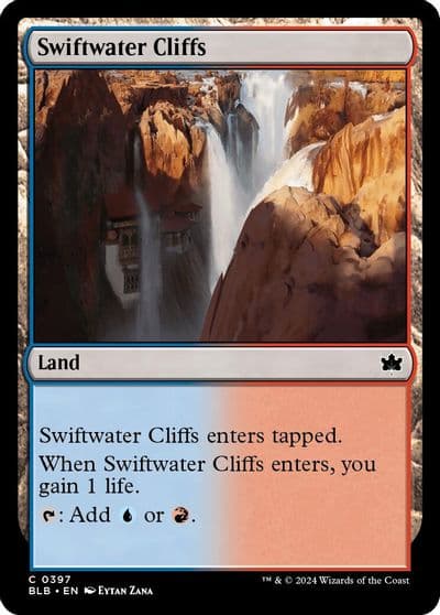 Swiftwater Cliffs Bloomburrow Magic card