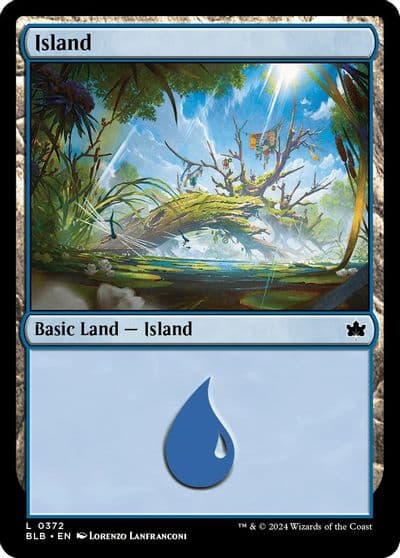 Island 0372 Bloomburrow Magic card