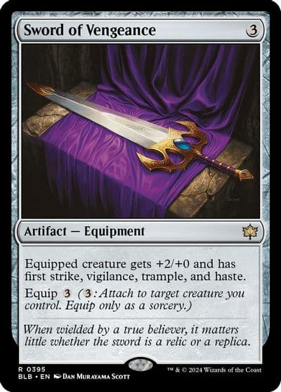 Sword of Vengeance Bloomburrow Magic card