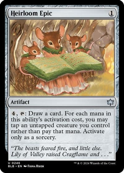 Heirloom Epic Bloomburrow Magic card