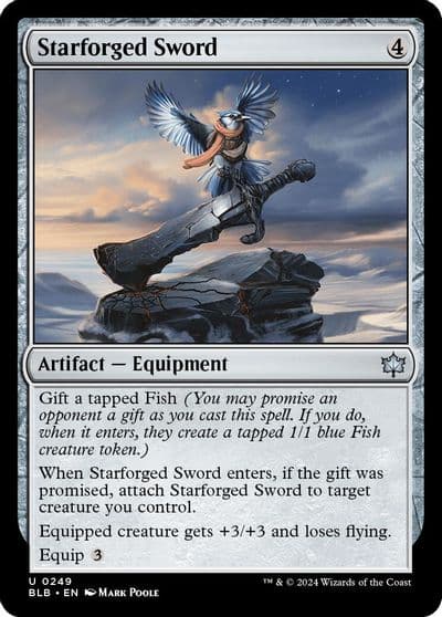 Starforged Sword Bloomburrow Magic card