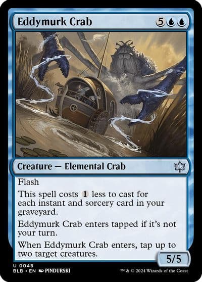 Eddymurk Crab Bloomburrow Magic card