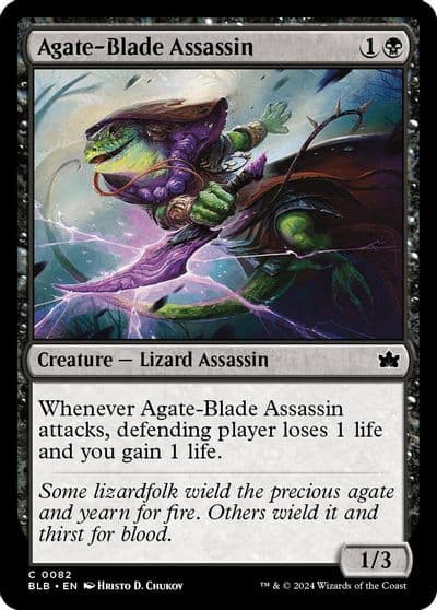 Agate Blade Assassin Bloomburrow Magic card
