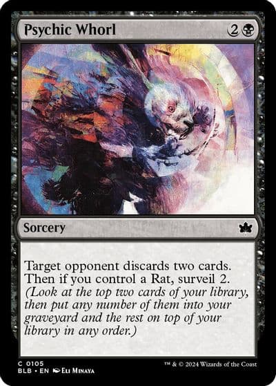 Psychic Whorl Bloomburrow Magic card