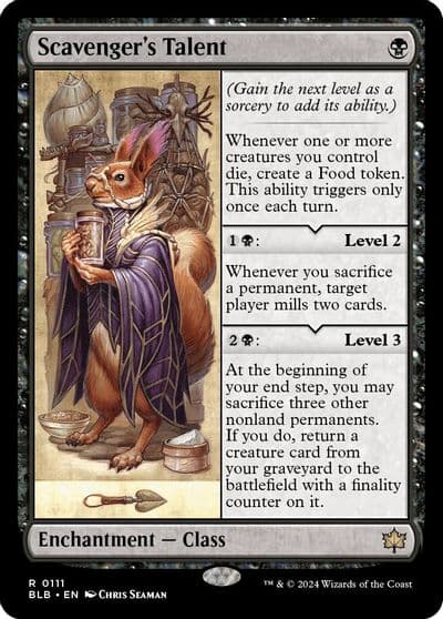 Scavengers Talent Bloomburrow Magic card