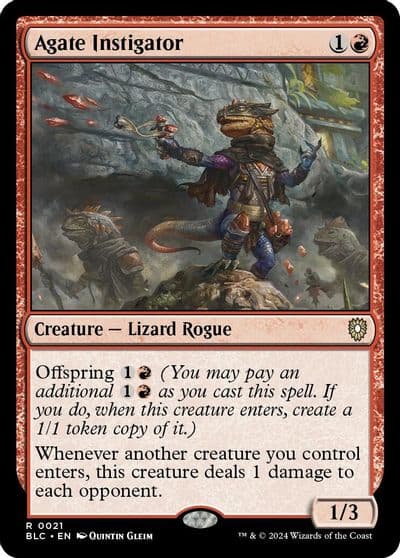 Agate Instigator Commander: Bloomburrow Magic card
