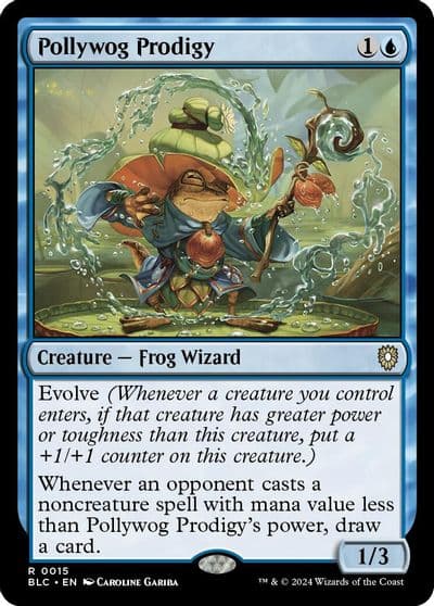 Pollywog Prodigy Commander: Bloomburrow Magic card