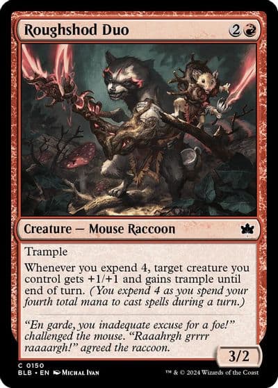 Roughshod Duo Bloomburrow Magic card