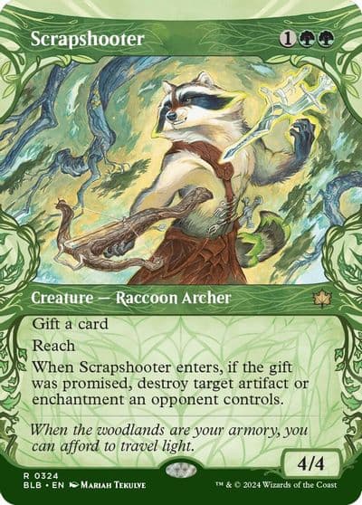 Scrapshooter Showcase Bloomburrow Magic card
