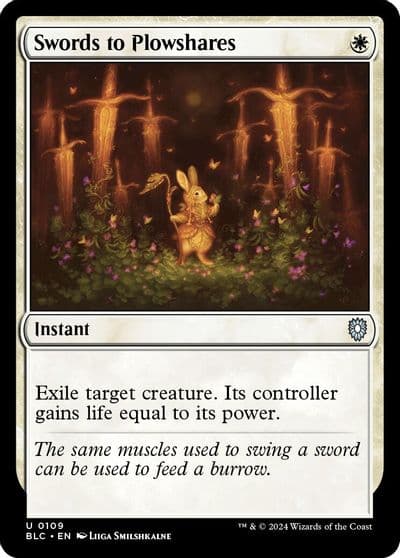Swords to Plowshares Commander: Bloomburrow Magic card