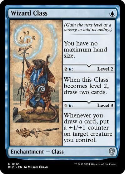 Wizard Class Commander: Bloomburrow Magic card