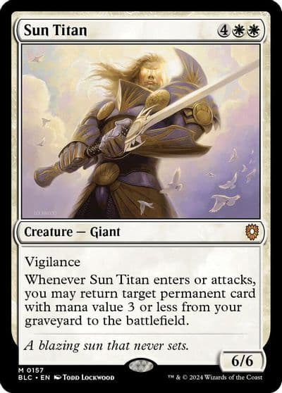Sun Titan Commander: Bloomburrow Magic card