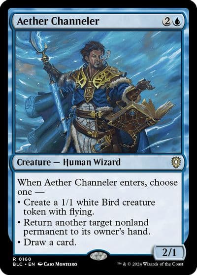 Aether Channeler Commander: Bloomburrow Magic card