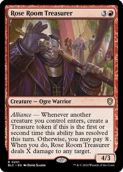 Rose Room Treasurer Commander: Bloomburrow Magic card