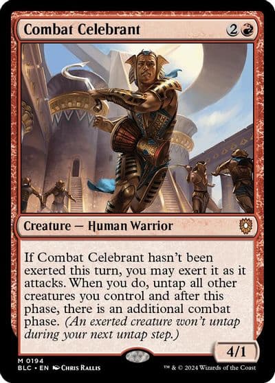 Combat Celebrant Commander: Bloomburrow Magic card