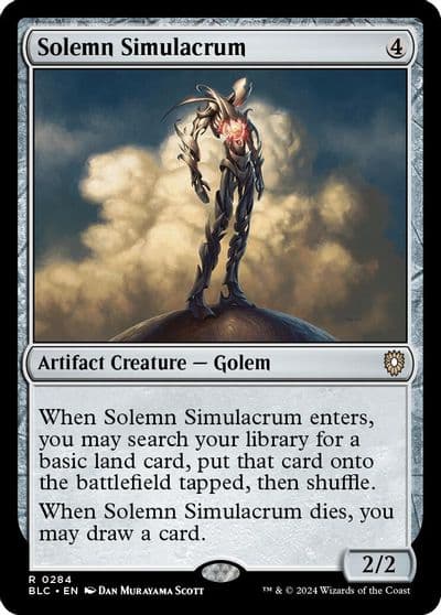 Solemn Simulacrum Commander: Bloomburrow Magic card