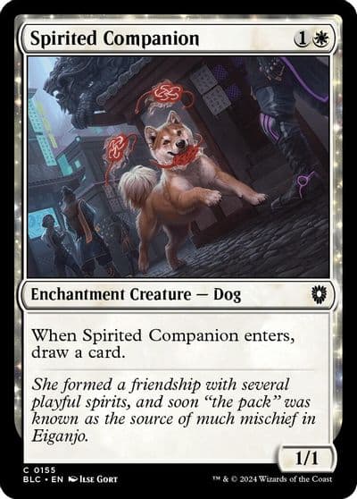 Spirited Companion Commander: Bloomburrow Magic card