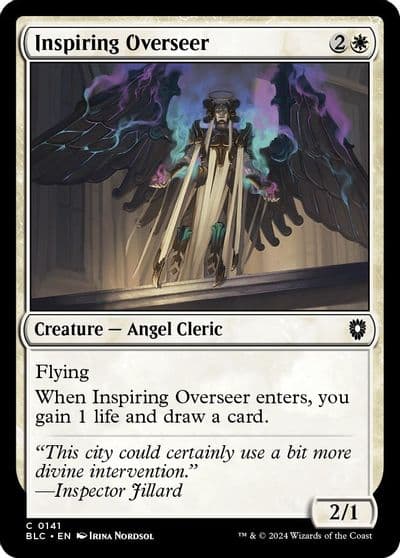 Inspiring Overseer Commander: Bloomburrow Magic card