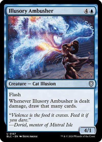 Illusory Ambusher Commander: Bloomburrow Magic card