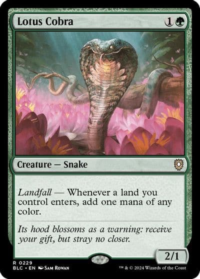 Lotus Cobra Commander: Bloomburrow Magic card