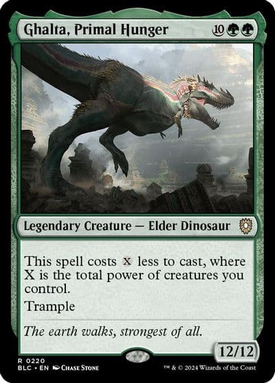 Ghalta Primal Hunger Commander: Bloomburrow Magic card