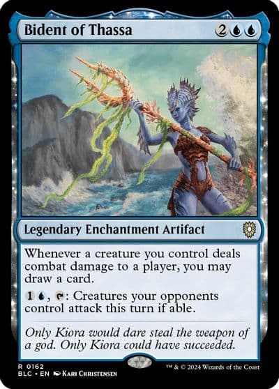 Bident of Thassa Commander: Bloomburrow Magic card