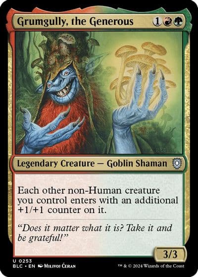 Grumgully the Generous Commander: Bloomburrow Magic card
