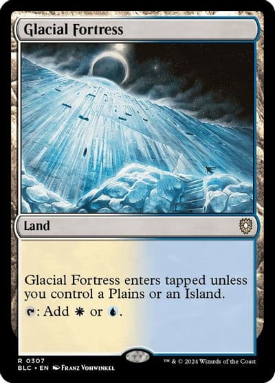 Glacial Fortress Commander: Bloomburrow Magic card