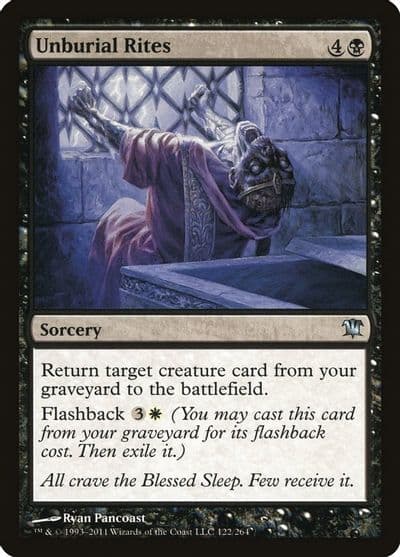 Unburial Rites Innistrad Magic card