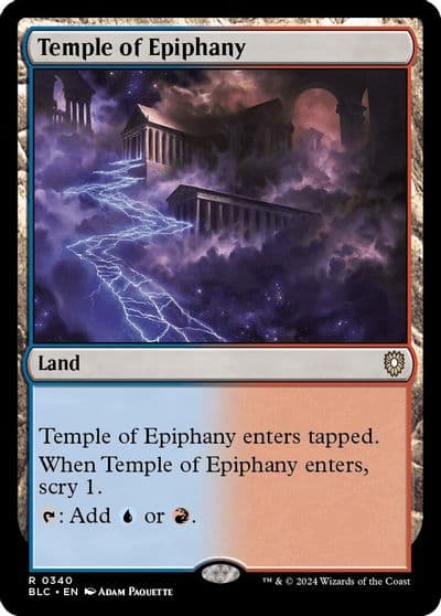 Temple of Epiphany Commander: Bloomburrow Magic card