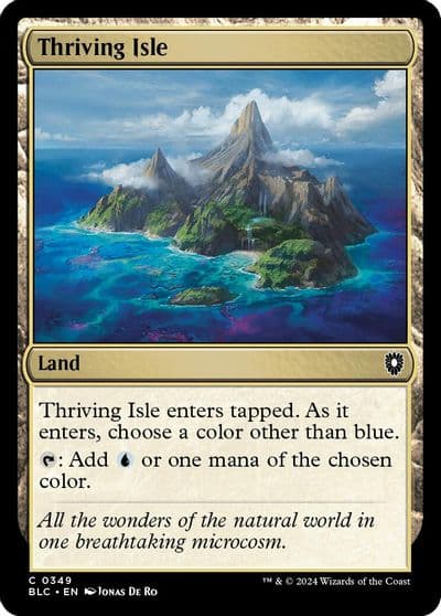 Thriving Isle Commander: Bloomburrow Magic card
