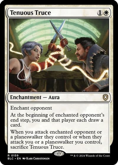 Tenuous Truce Commander: Bloomburrow Magic card
