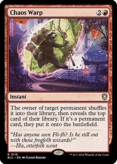 Chaos Warp Commander: Bloomburrow Magic card