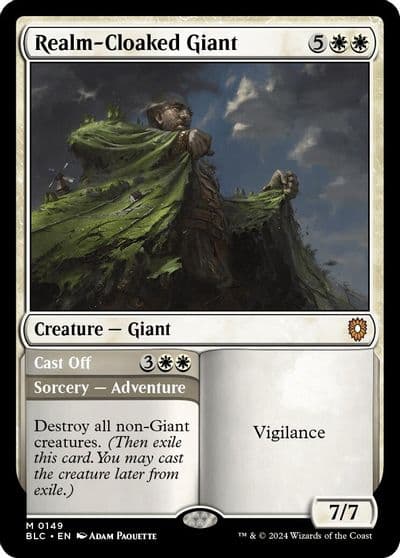 Realm Cloaked Giant Commander: Bloomburrow Magic card