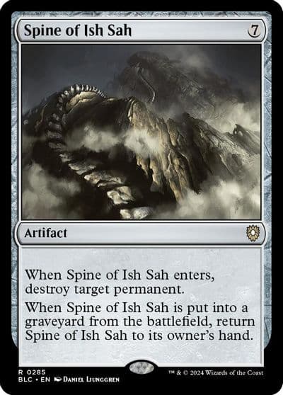 Spine of Ish Sah Commander: Bloomburrow Magic card